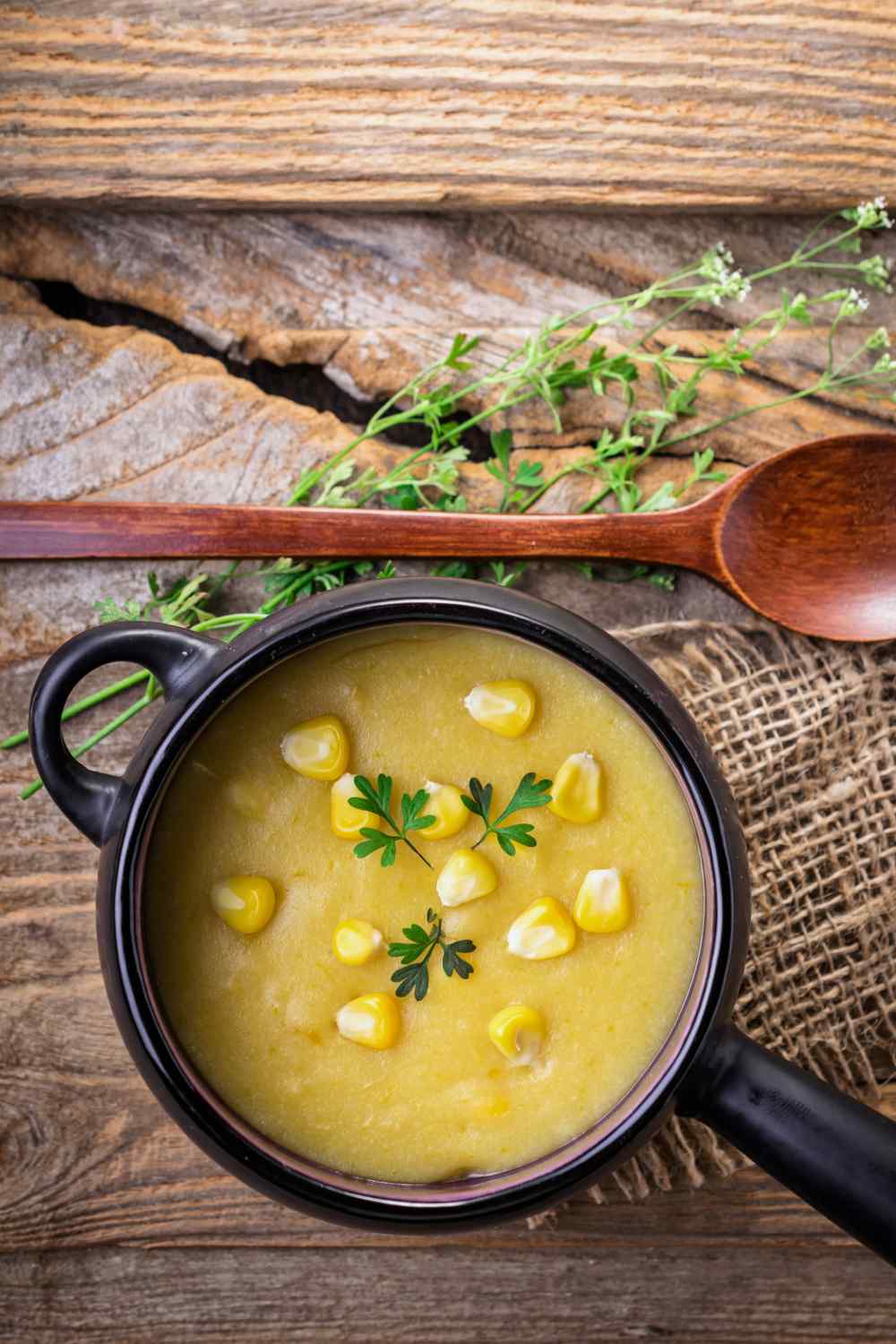Maissuppe – schnell auf dem Tisch