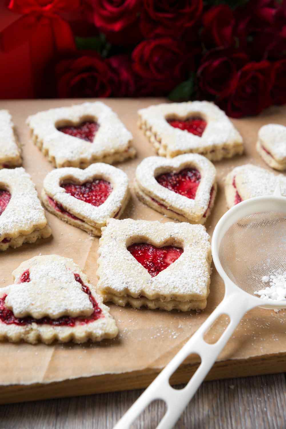 Mit Liebe gemacht – gefüllte Herz-Kekse