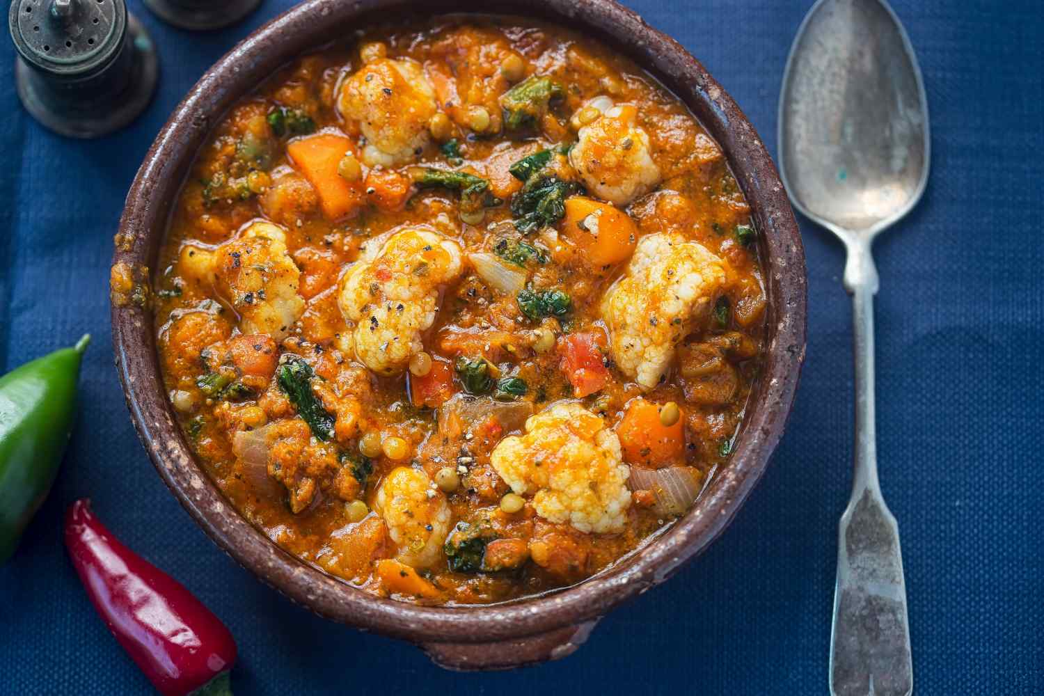 Rote Linsen-Curry mit Hähnchen - Leckere Rezepte zum Kochen und Backen